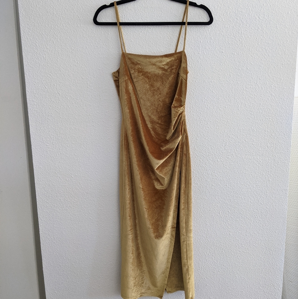 Lulu's Party Starter Velvet Dress